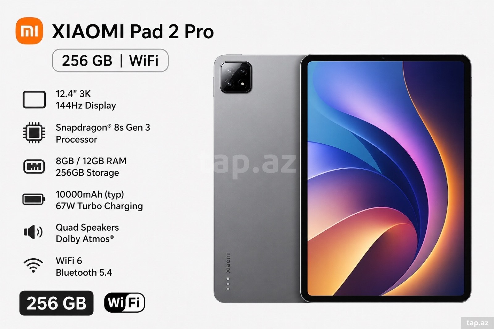 Xiaomi Redmi Pad 2 Pro 256GB Wi-Fi