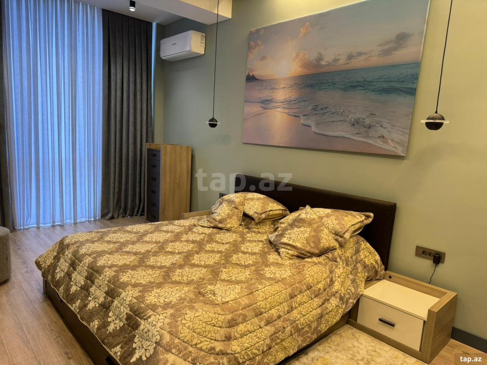 2-otaqlı yeni tikili kirayə verilir, Səməd Vurğun küç., 106 m² (18)