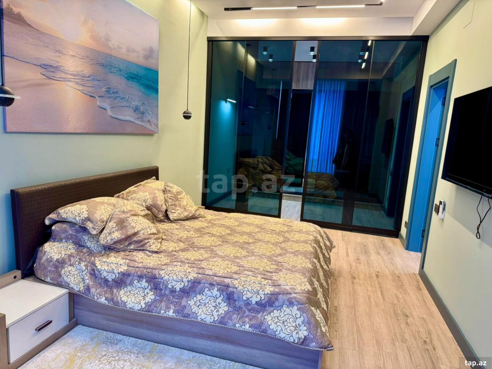2-otaqlı yeni tikili kirayə verilir, Səməd Vurğun küç., 106 m² (8)