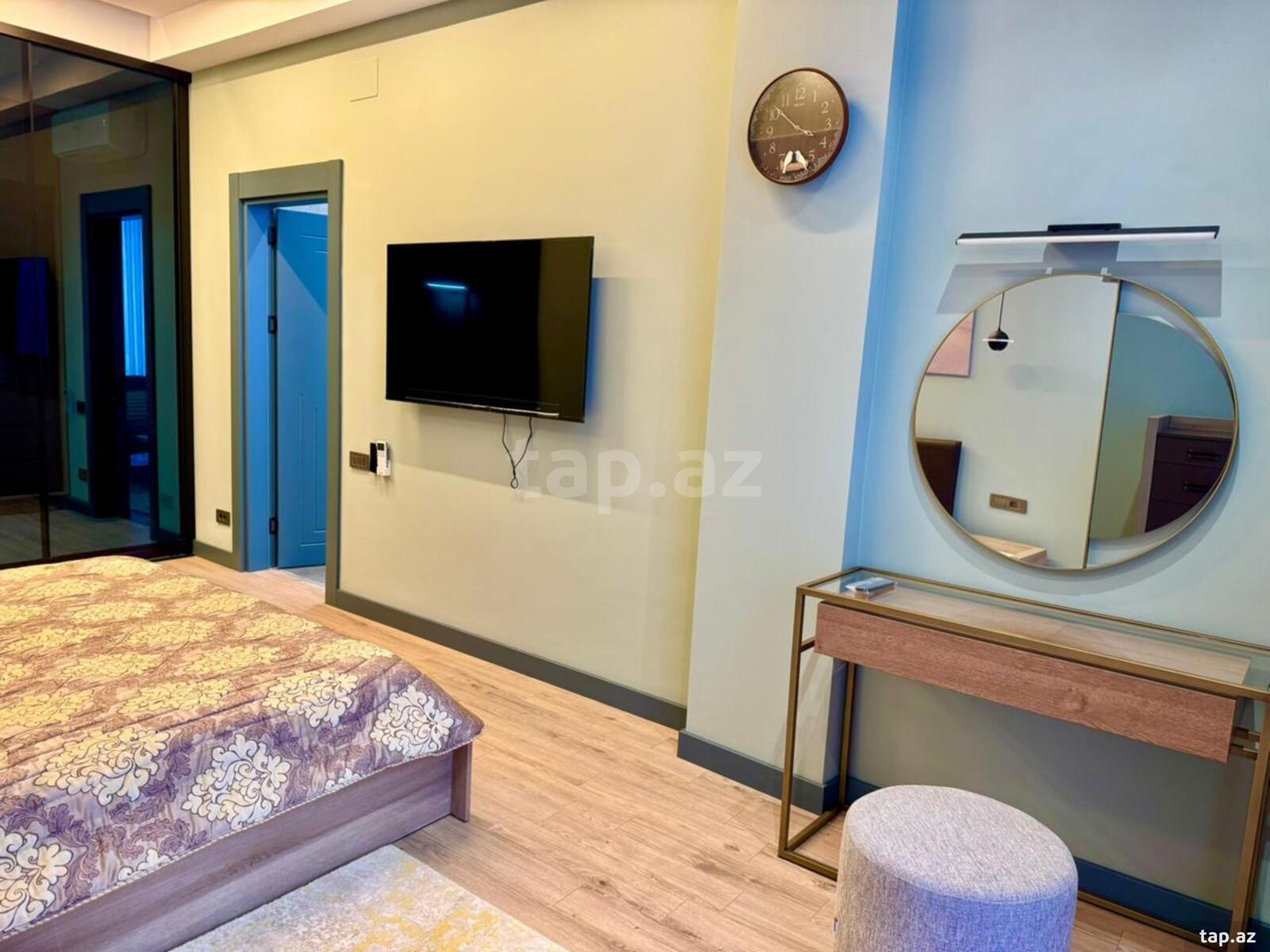 2-otaqlı yeni tikili kirayə verilir, Səməd Vurğun küç., 106 m² (10)
