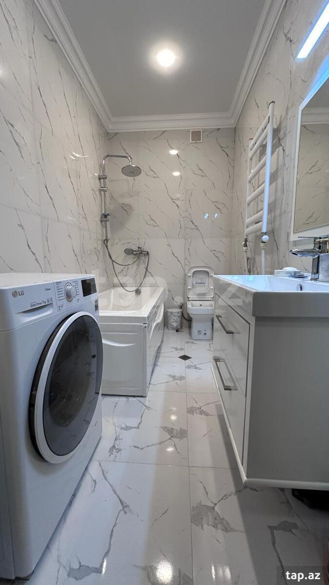 3-otaqlı yeni tikili kirayə verilir, Gəncə pr., 80 m² (9)