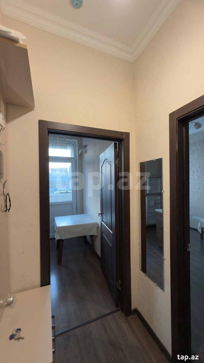 1-otaqlı yeni tikili kirayə verilir, İnşaatçılar m., 40 m² (21)