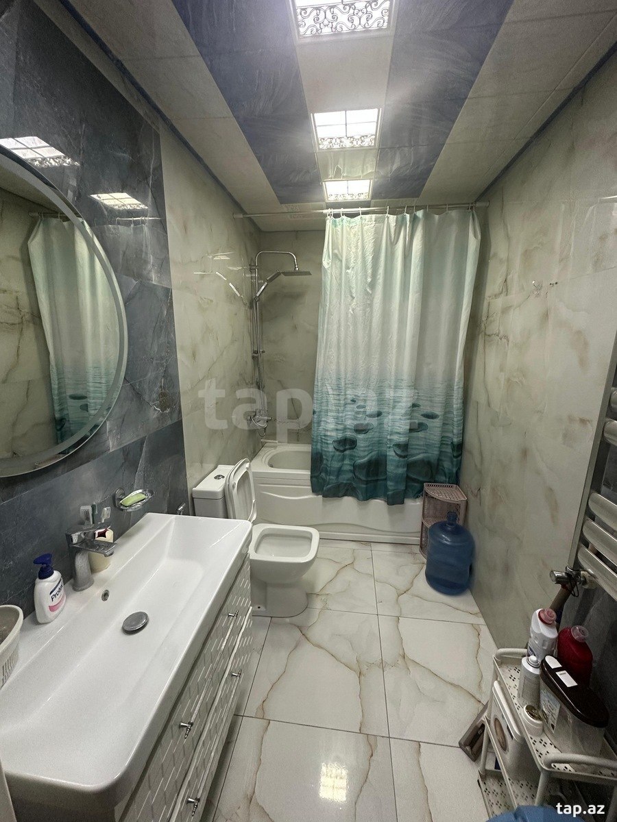 3-otaqlı yeni tikili, Həzi Aslanov m., 95 m² (10)