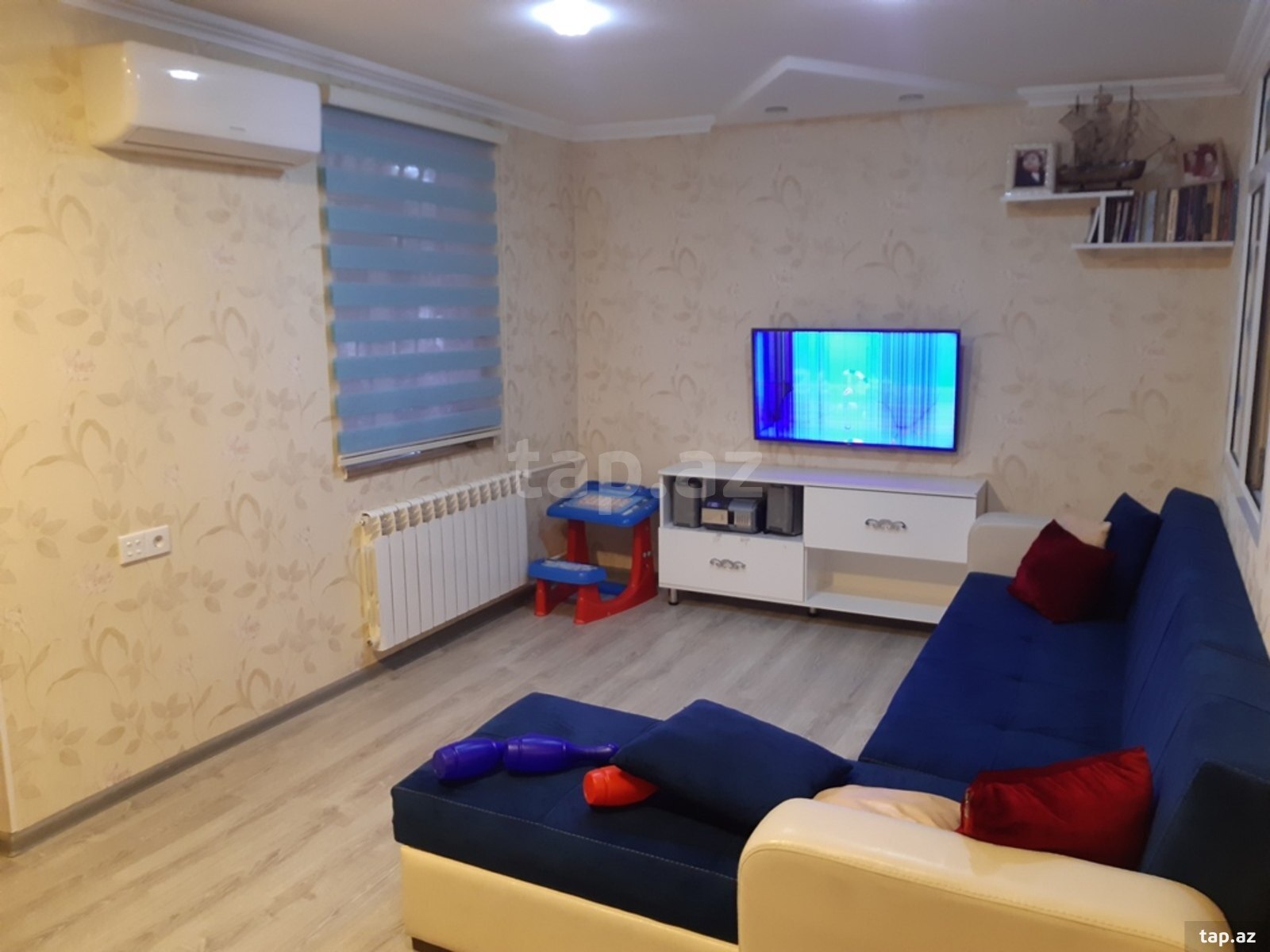 2-otaqlı mənzil kirayə verilir, Avtovağzal m., 59 m² (2)