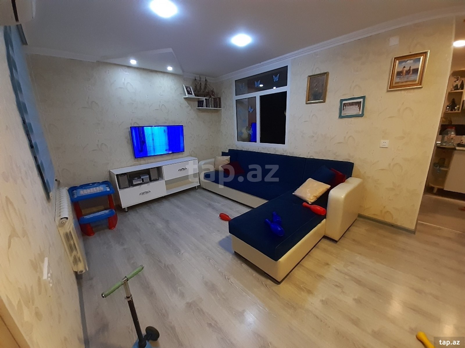 2-otaqlı mənzil kirayə verilir, Avtovağzal m., 59 m²
