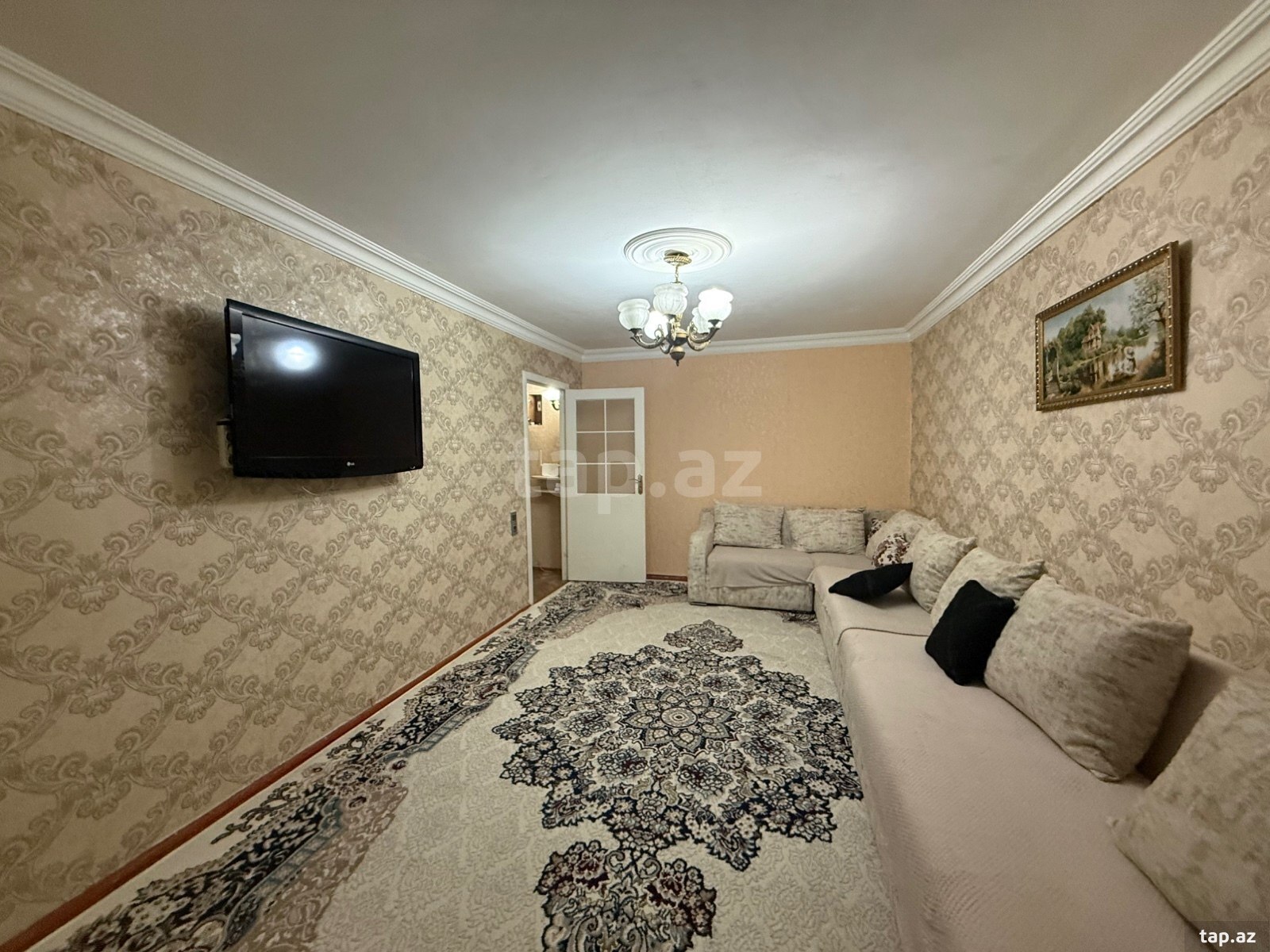 2-otaqlı mənzil kirayə verilir, Elmlər Akademiyası m., 45 m² (3)