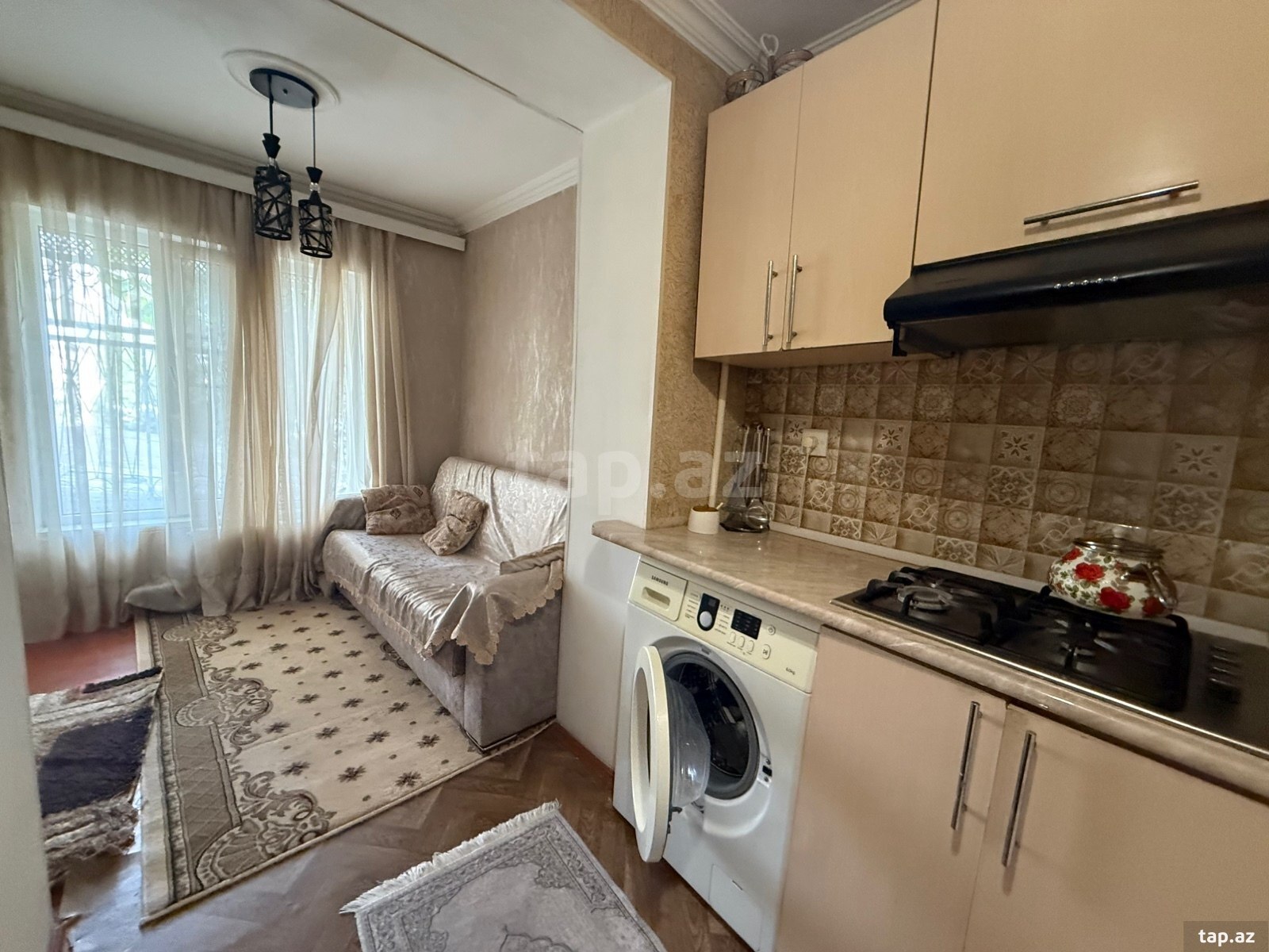 2-otaqlı mənzil kirayə verilir, Elmlər Akademiyası m., 45 m² (10)