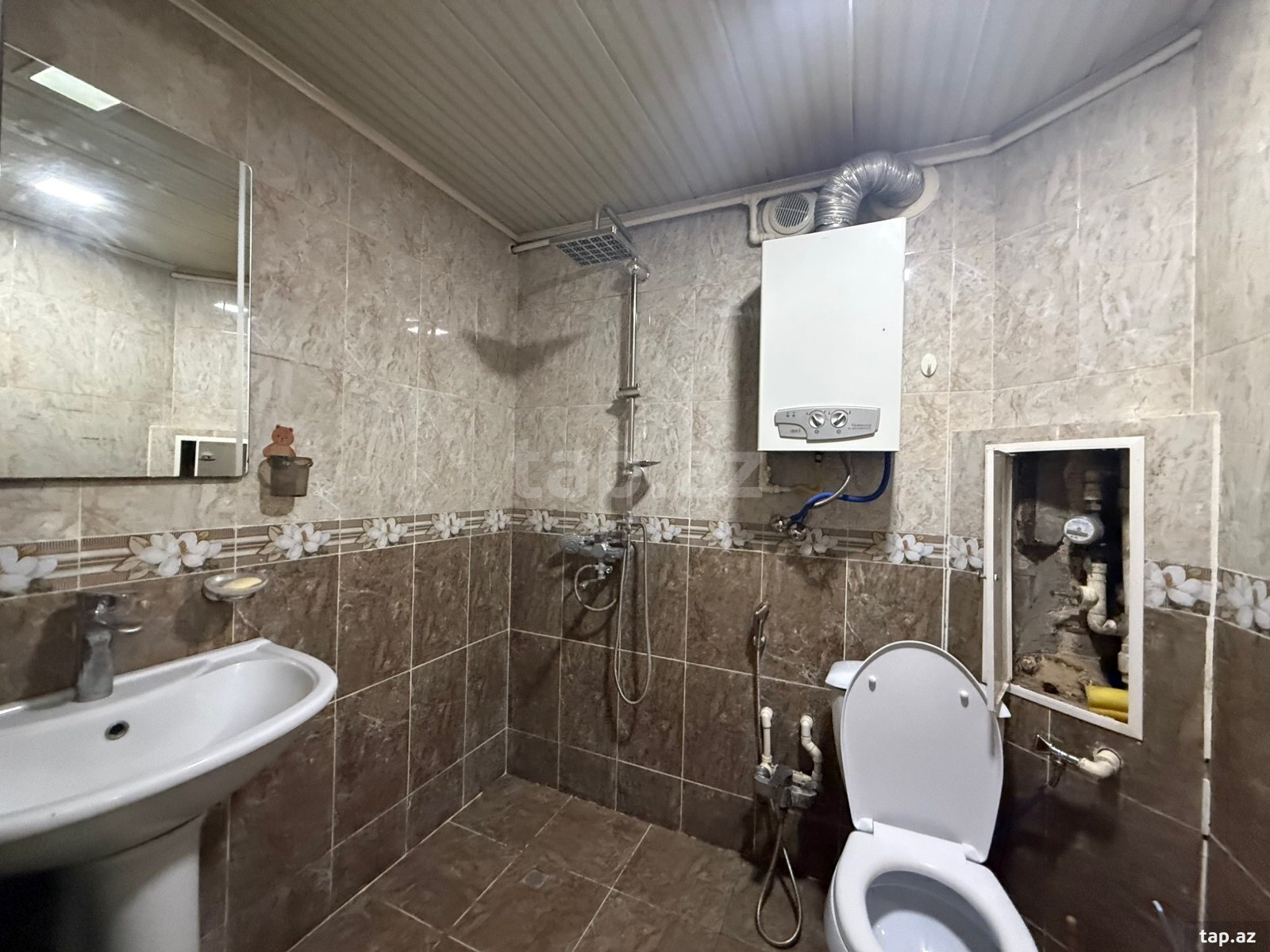 2-otaqlı mənzil kirayə verilir, Elmlər Akademiyası m., 45 m² (9)