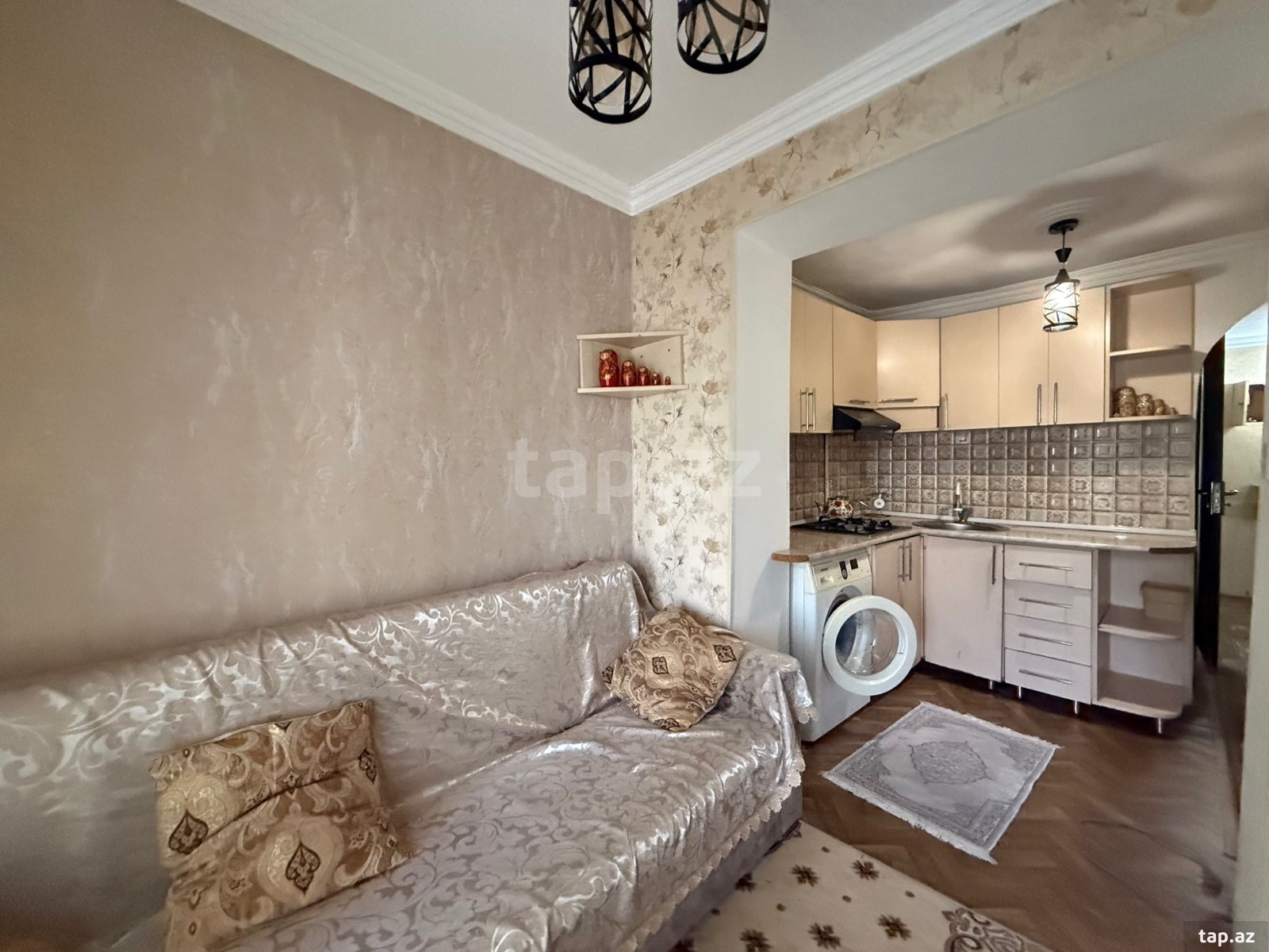 2-otaqlı mənzil kirayə verilir, Elmlər Akademiyası m., 45 m² (11)