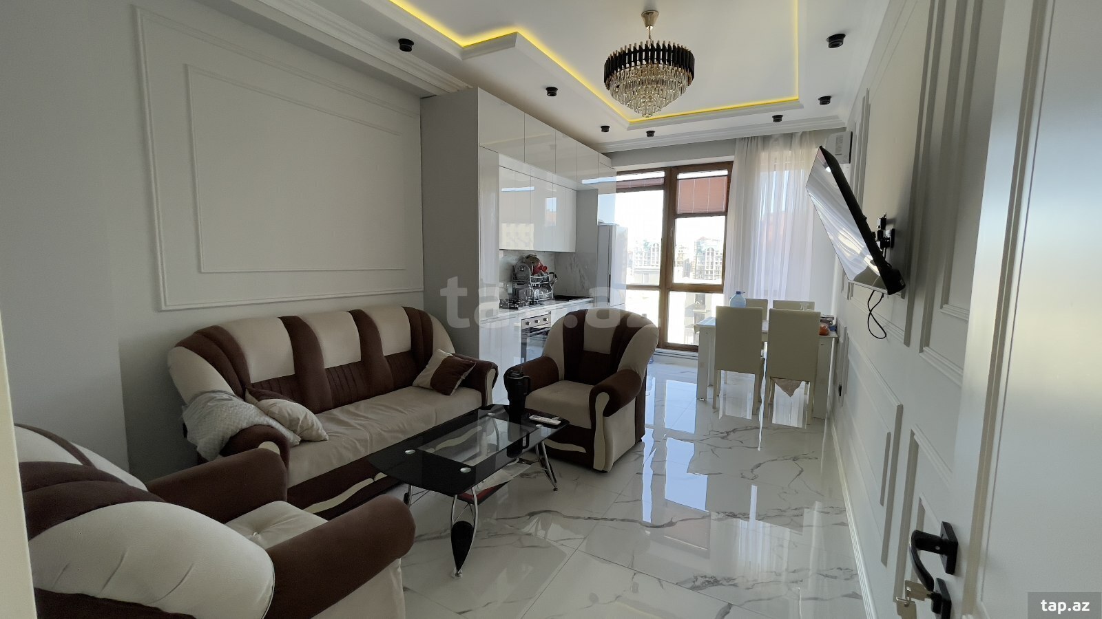3-otaqlı yeni tikili kirayə verilir, Azadlıq pr., 72 m² (6)