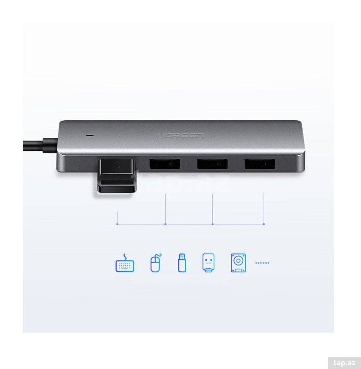 USB Hub "Ugreen 4 Port USB3.2 Type-C" (7)