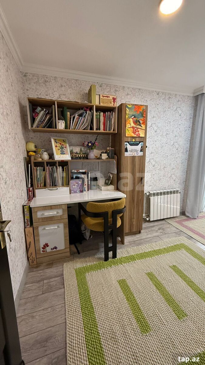 3-otaqlı yeni tikili, Qara Qarayev m., 75 m² (7)
