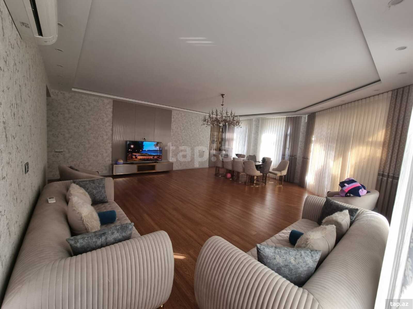 6-otaqlı yeni tikili kirayə verilir, Elmlər Akademiyası m., 265 m²