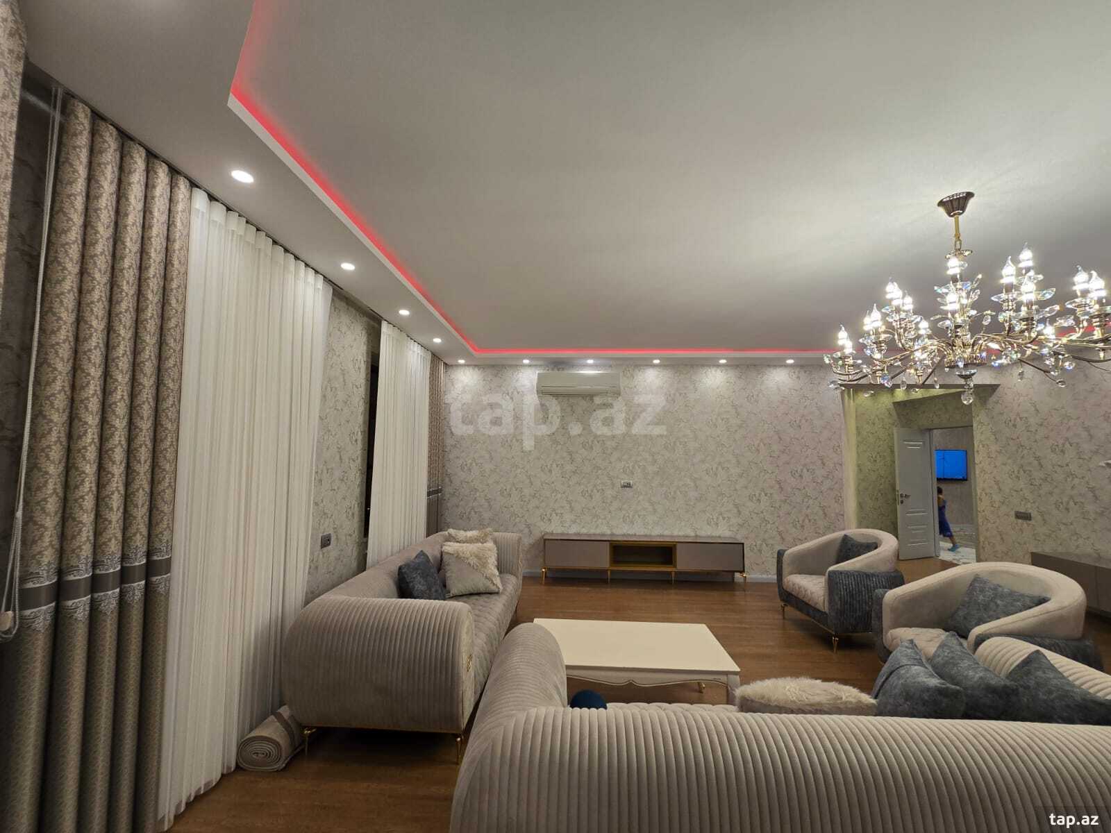 6-otaqlı yeni tikili kirayə verilir, Elmlər Akademiyası m., 265 m² (2)
