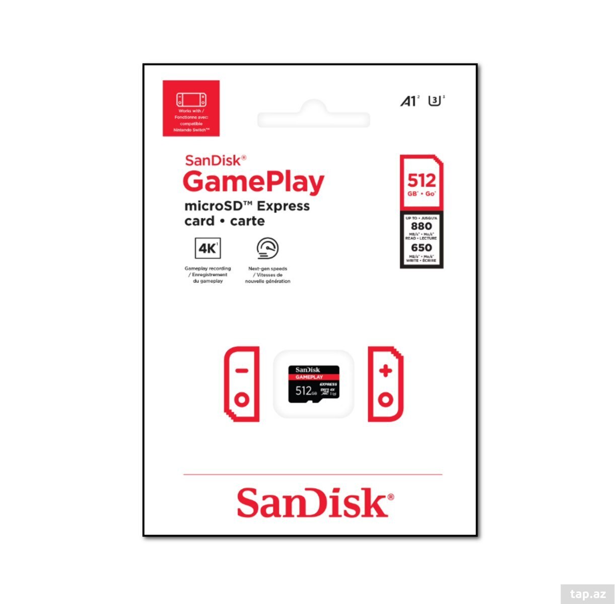 SanDisk 512GB MicroSD Express Gameplay