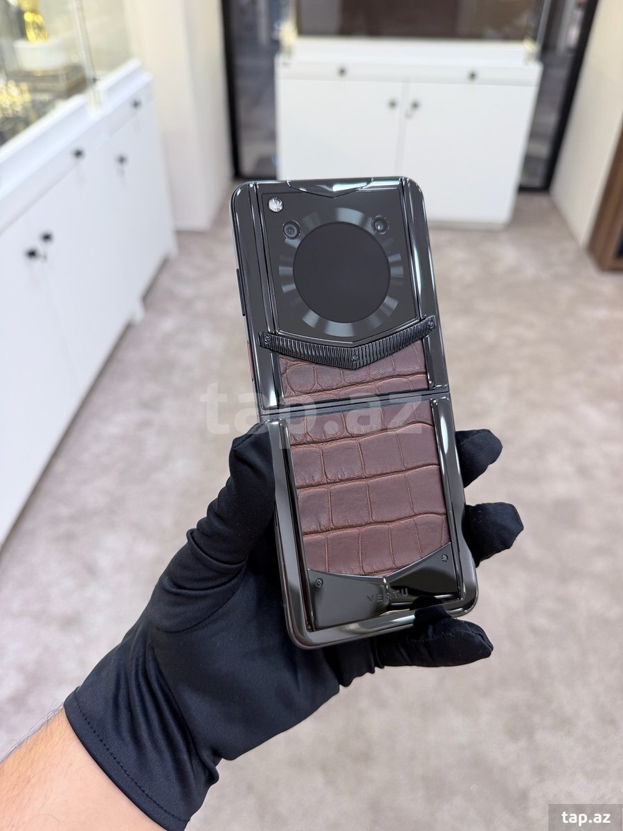 Vertu Ironflip Alligator Skin Amber Brown 512GB/12GB (5)