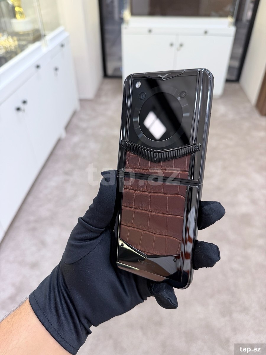 Vertu Ironflip Alligator Skin Amber Brown 512GB/12GB (7)