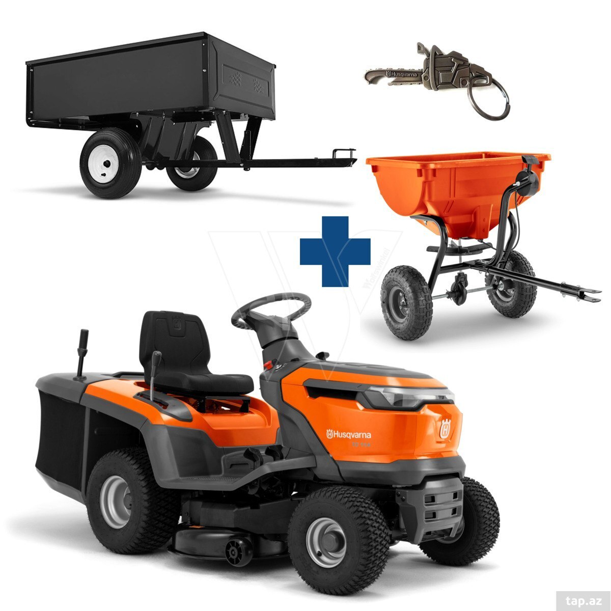 Otbiçən traktor Husqvarna TC 114 (2)