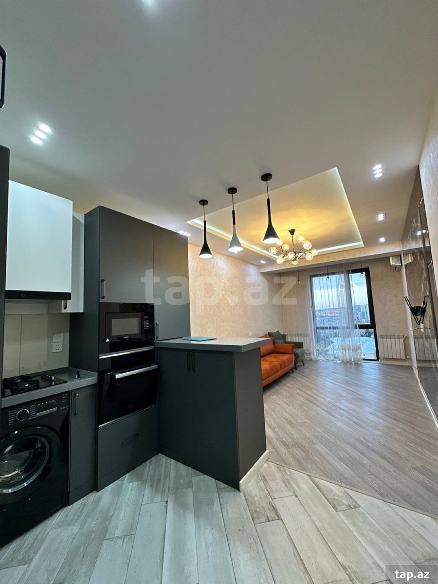 2-otaqlı yeni tikili kirayə verilir, Əhmədli m., 65 m² (3)