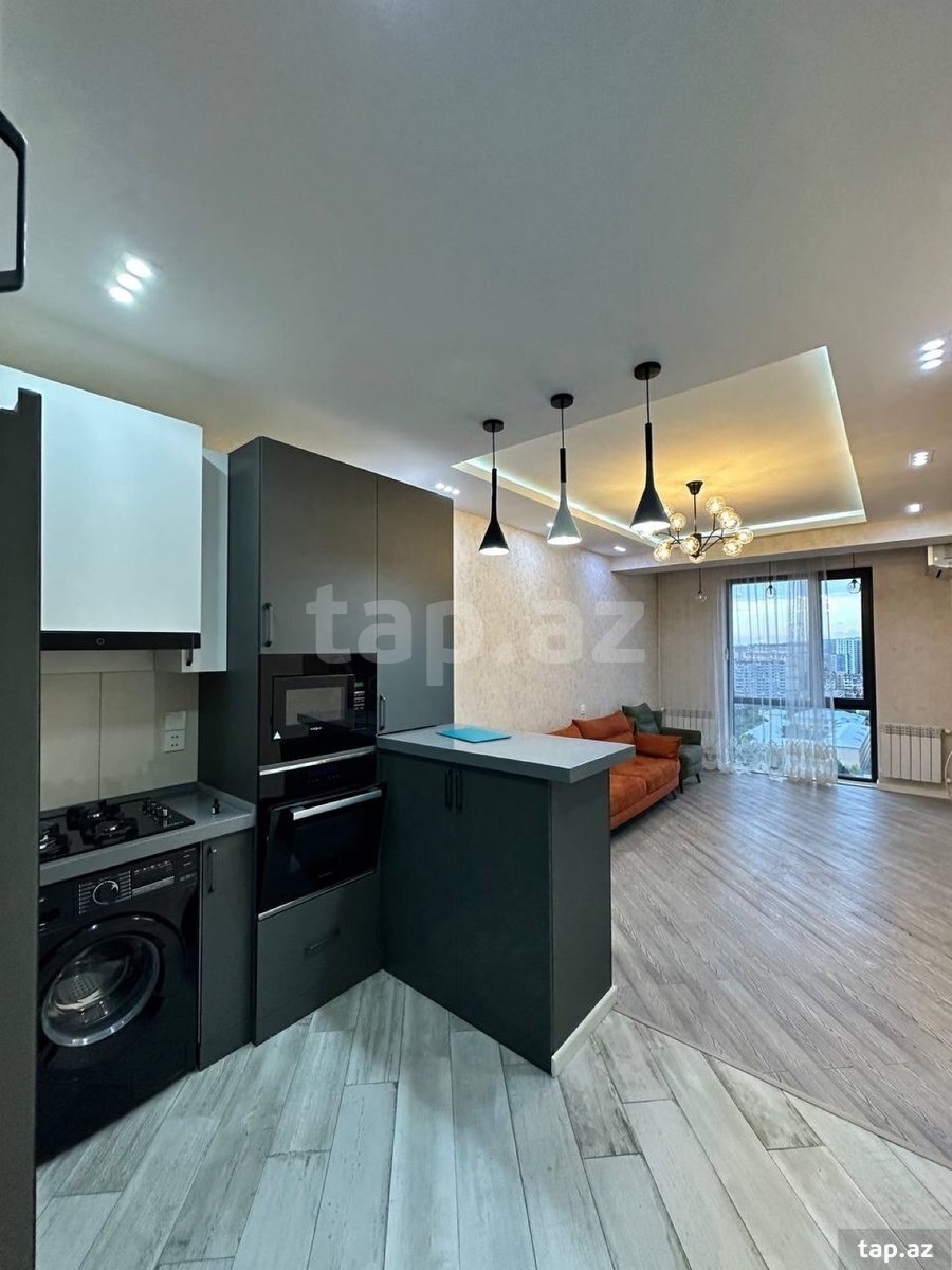 2-otaqlı yeni tikili kirayə verilir, Əhmədli m., 65 m²