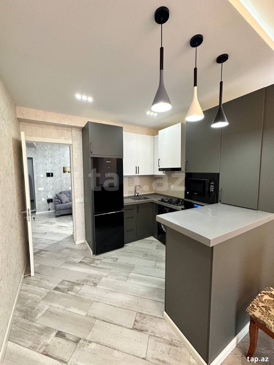 2-otaqlı yeni tikili kirayə verilir, Əhmədli m., 65 m² (5)