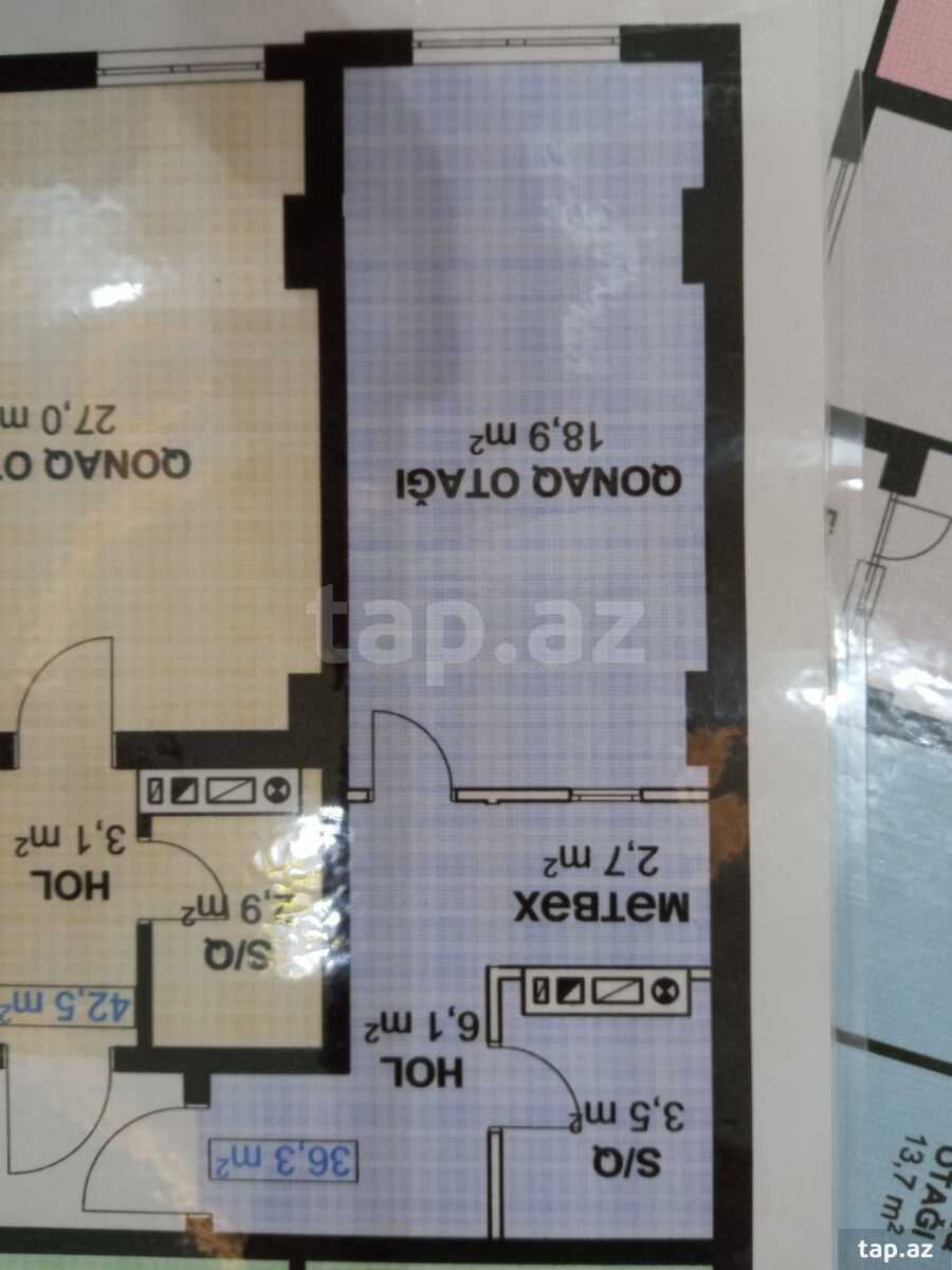 1 otaqlı mənzil satılır, Xırdalan