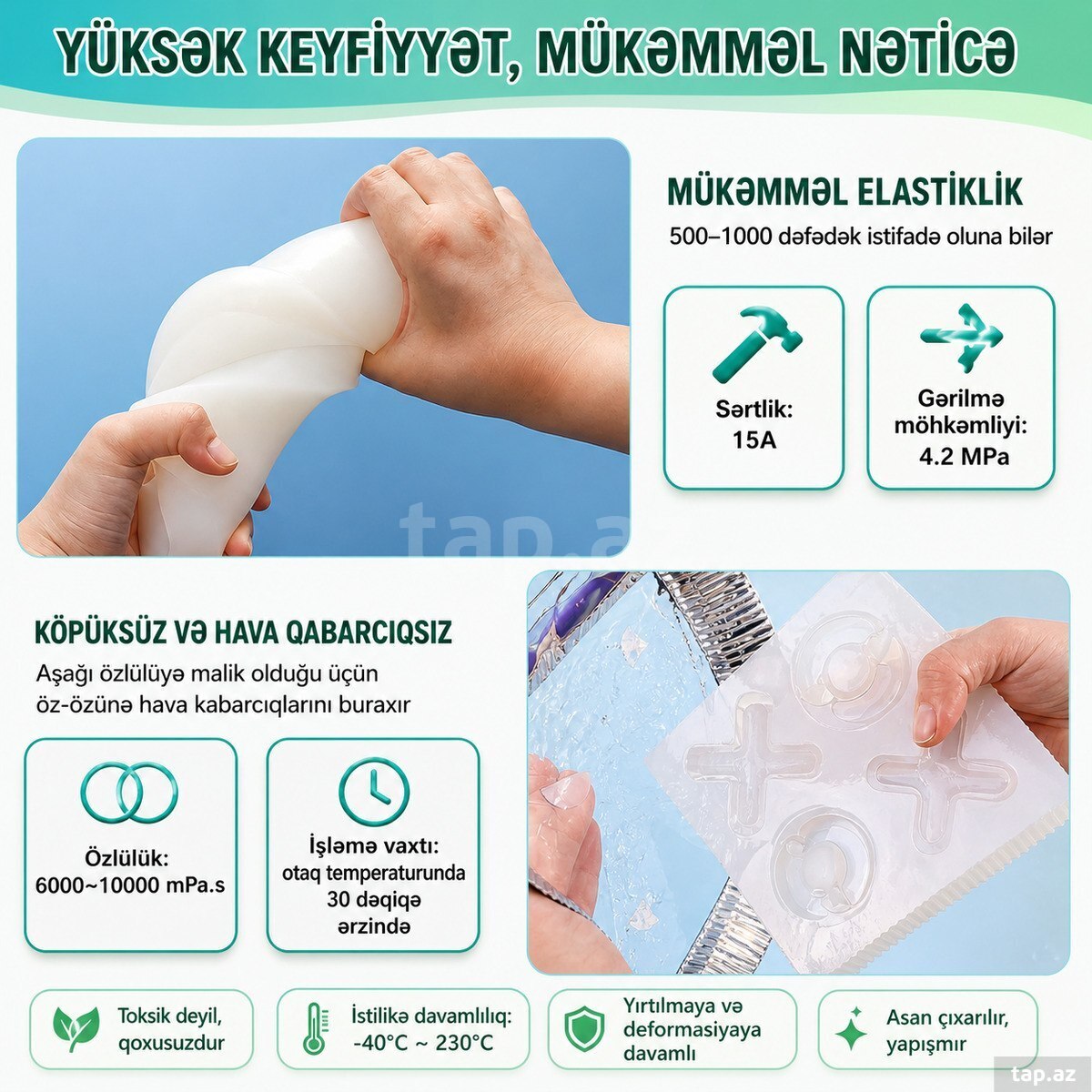 Silikon qəlib hazırlama dəsti (2)