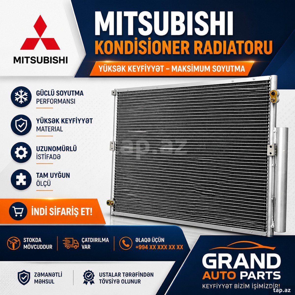 Mitsubishi kondisioner radiatoru