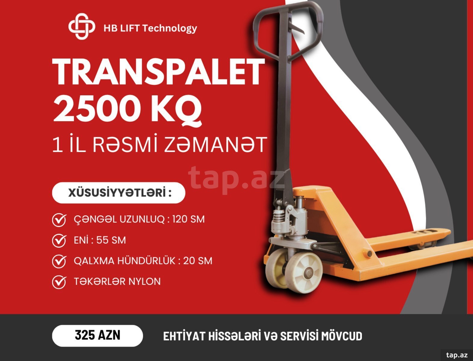 Transpalet H-B2500/Lift