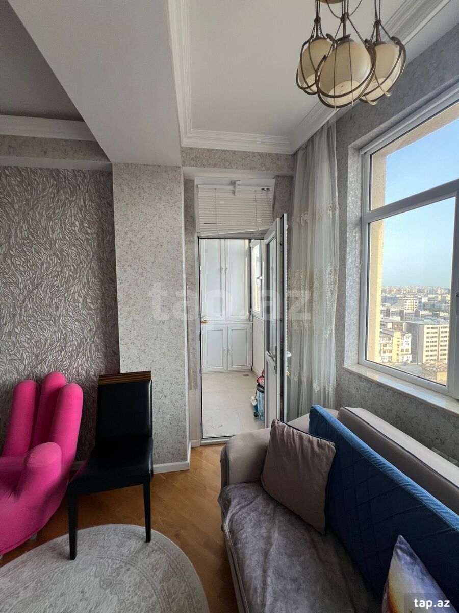 3-otaqlı yeni tikili kirayə verilir, Naxçıvanski küç., 97 m² (15)