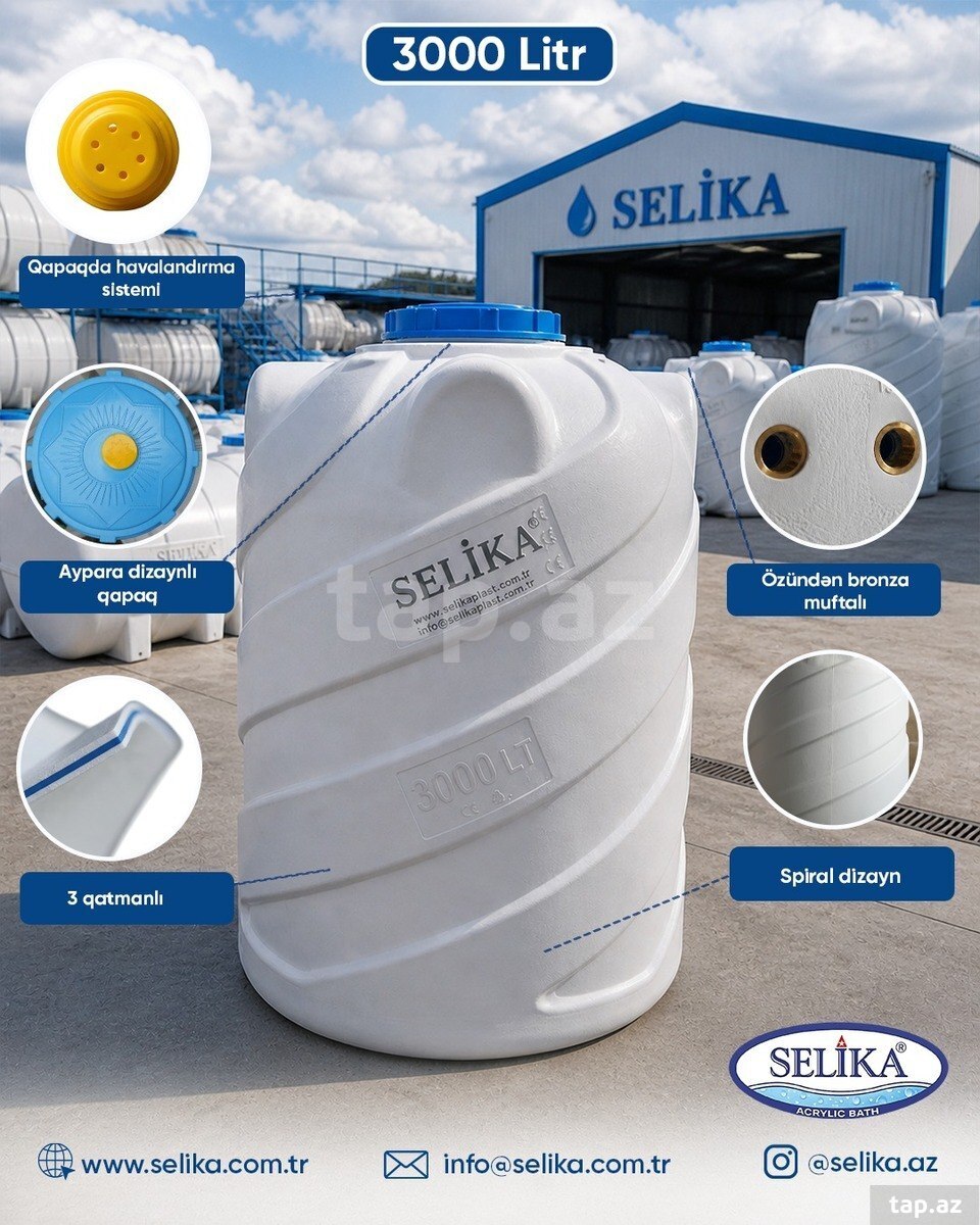 Gigienik su çəni Selika