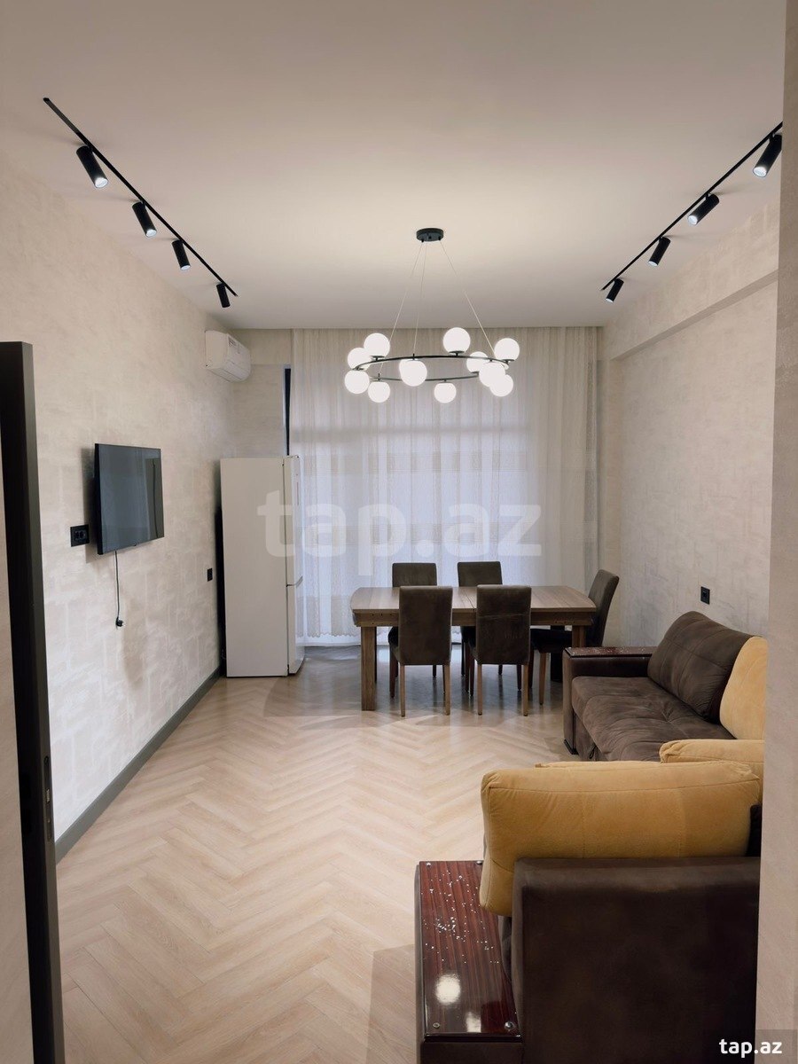 3-otaqlı yeni tikili kirayə verilir, Bayıl qəs., 95 m²