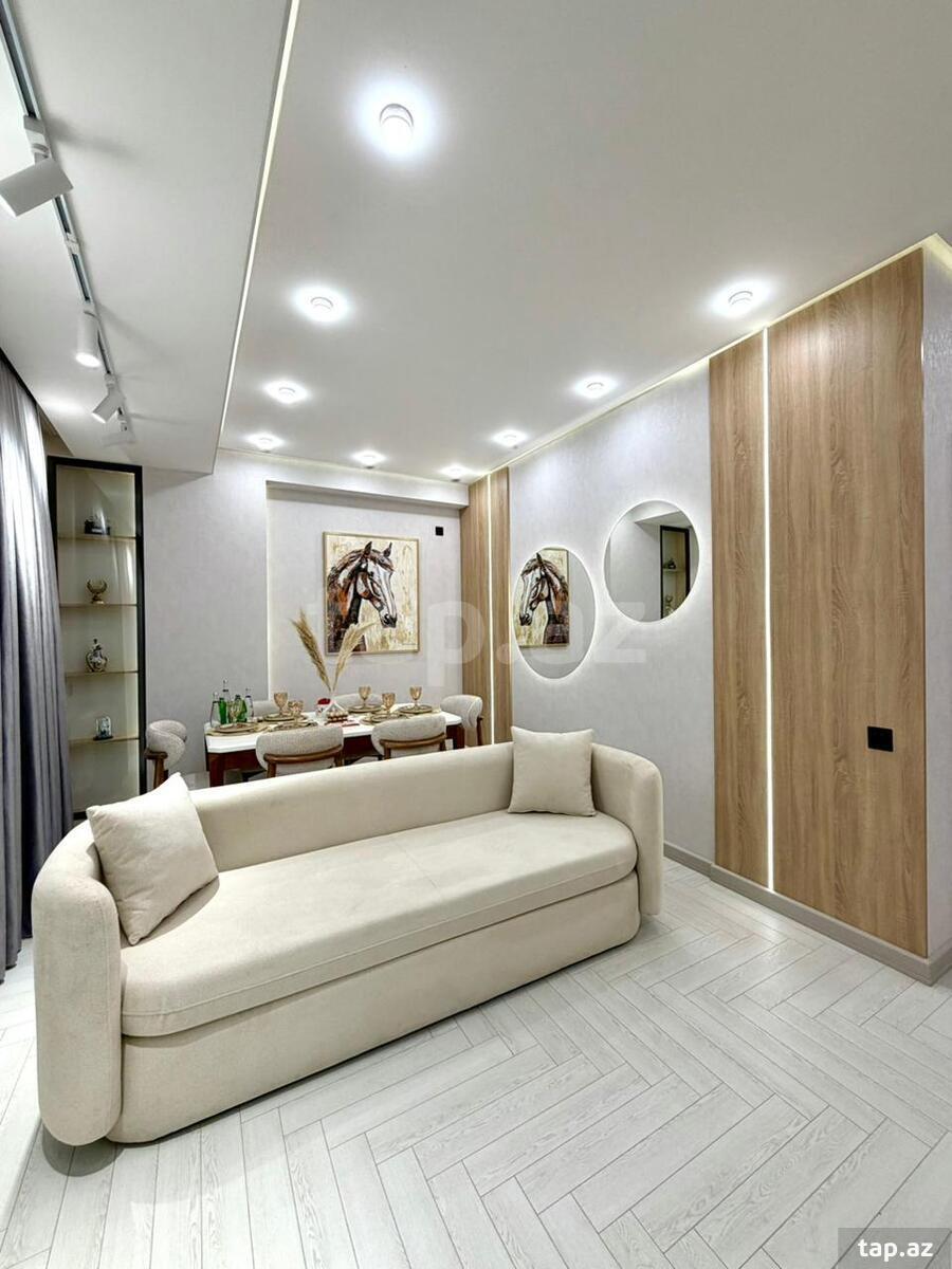 2-otaqlı yeni tikili, Qara Qarayev m., 77 m² (2)