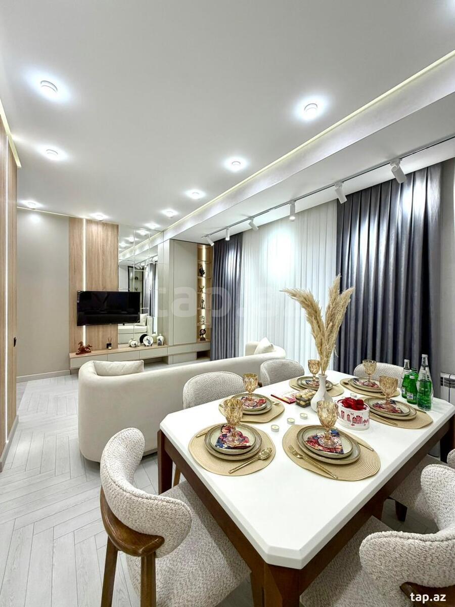 2-otaqlı yeni tikili, Qara Qarayev m., 77 m² (4)