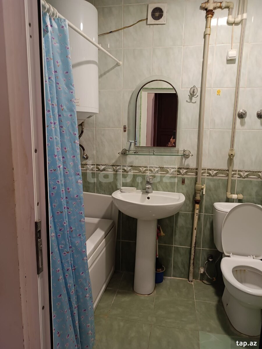 2-otaqlı mənzil kirayə verilir, Elmlər Akademiyası m., 70 m² (3)