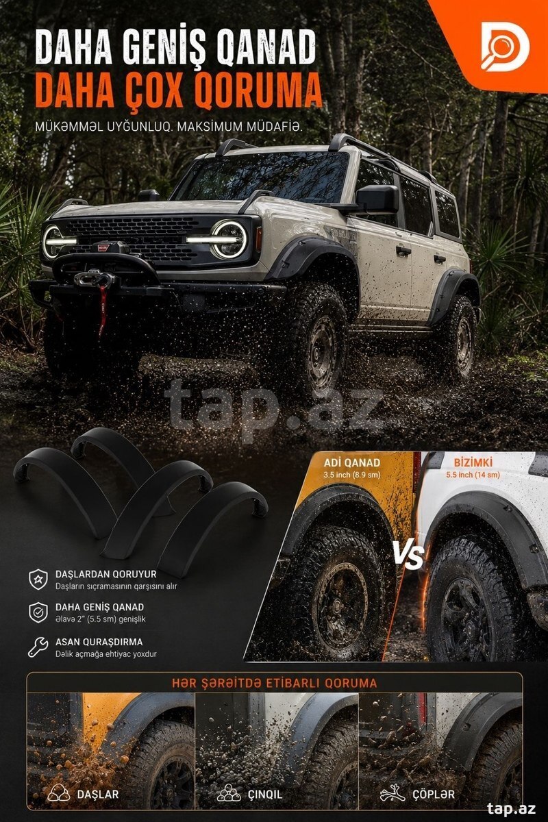 Ford Bronco qanad plasmasları