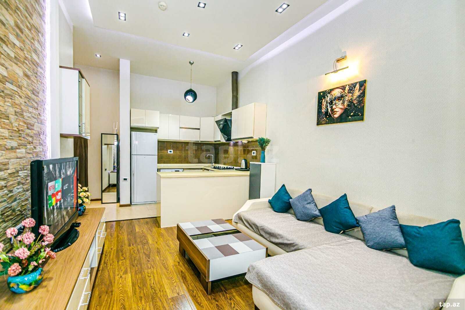 3-otaqlı yeni tikili kirayə verilir, Xətai m., 125 m²