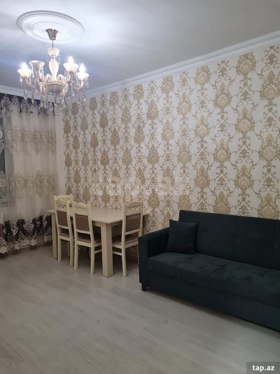 2-otaqlı mənzil kirayə verilir, M.Əcəmi m., 54 m² (2)