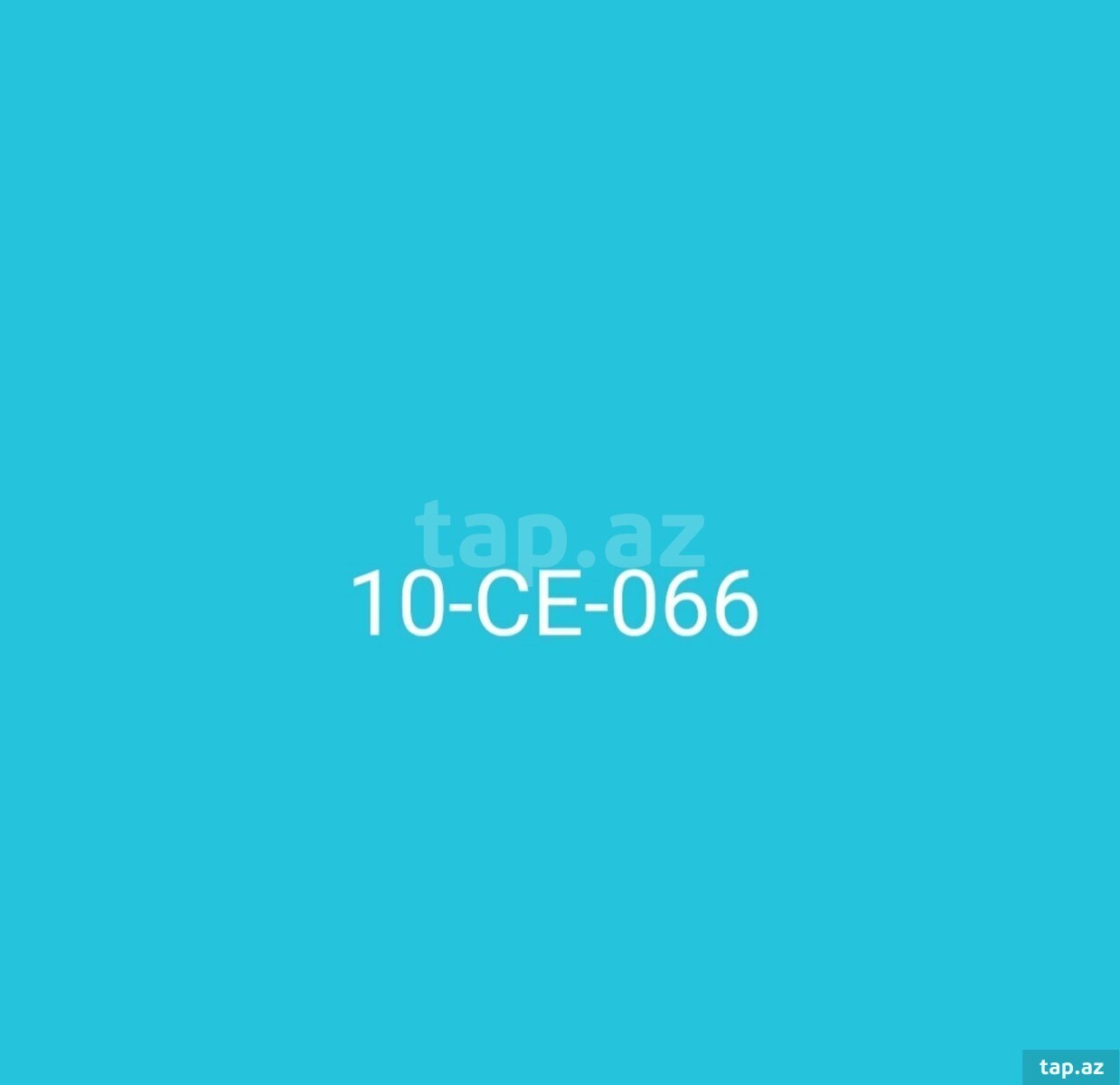 Avtomobil qeydiyyat nişanı - 10-CE-066