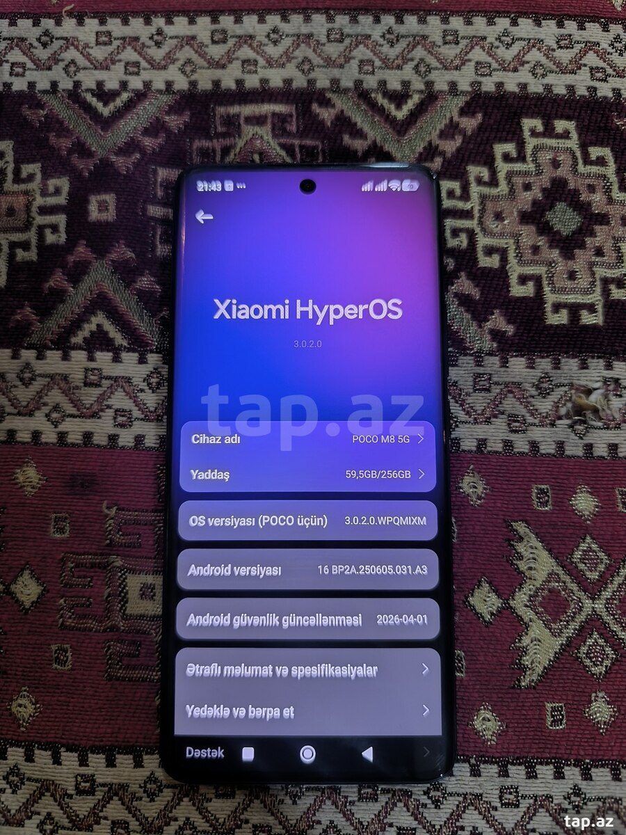 Xiaomi Poco M8 5G Black 256GB/8GB