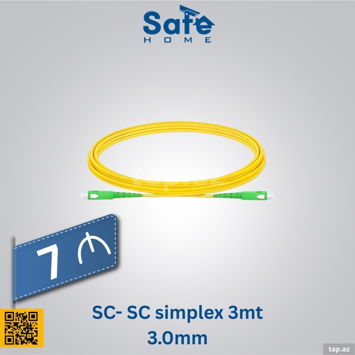 Fiber Optik Patch Cord SC- SC simplex 3mt 3.0mm