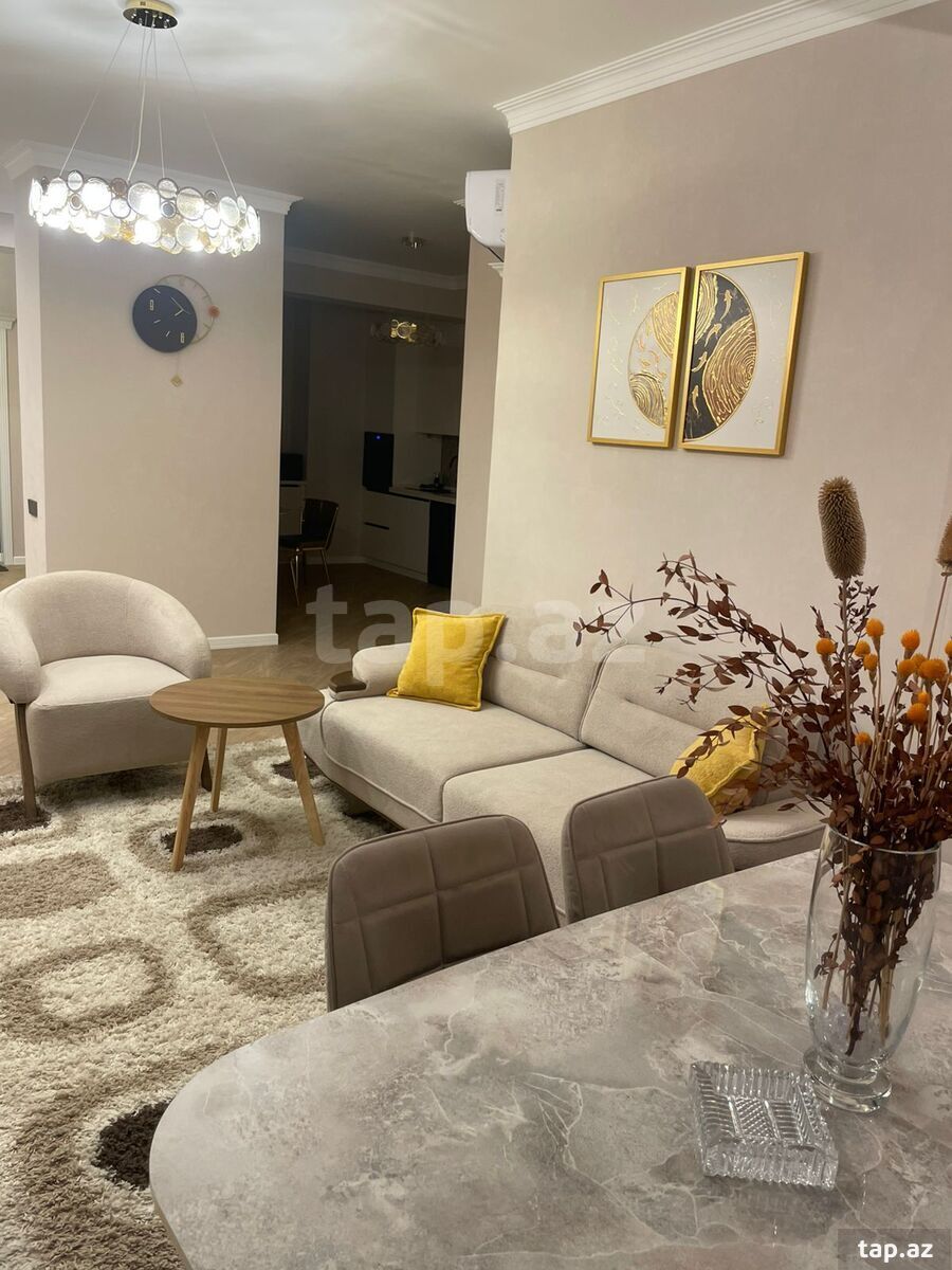 3-otaqlı yeni tikili kirayə verilir, Yasamal r., 106 m² (2)