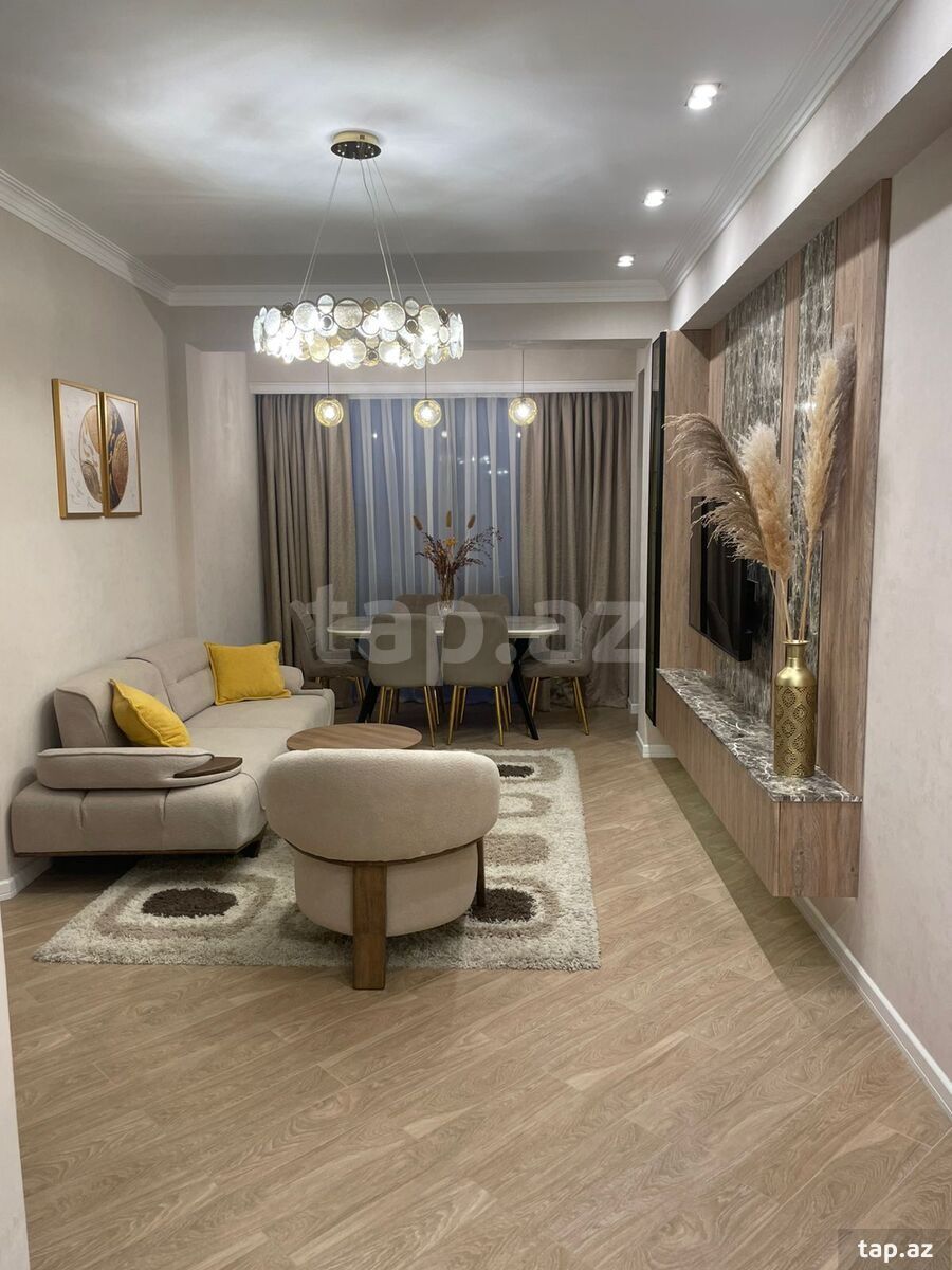 3-otaqlı yeni tikili kirayə verilir, Yasamal r., 106 m² (3)