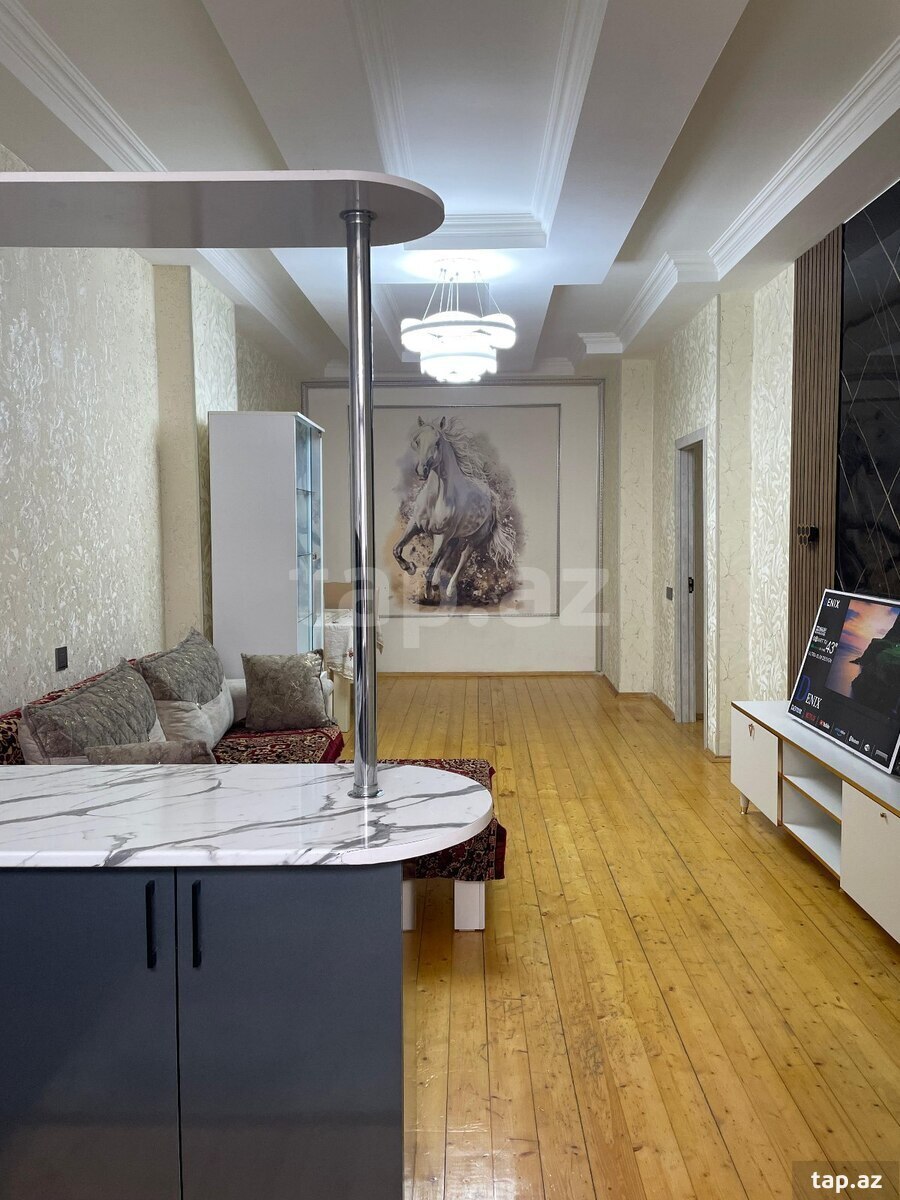 3-otaqlı yeni tikili kirayə verilir, Xırdalan ş., 72 m²