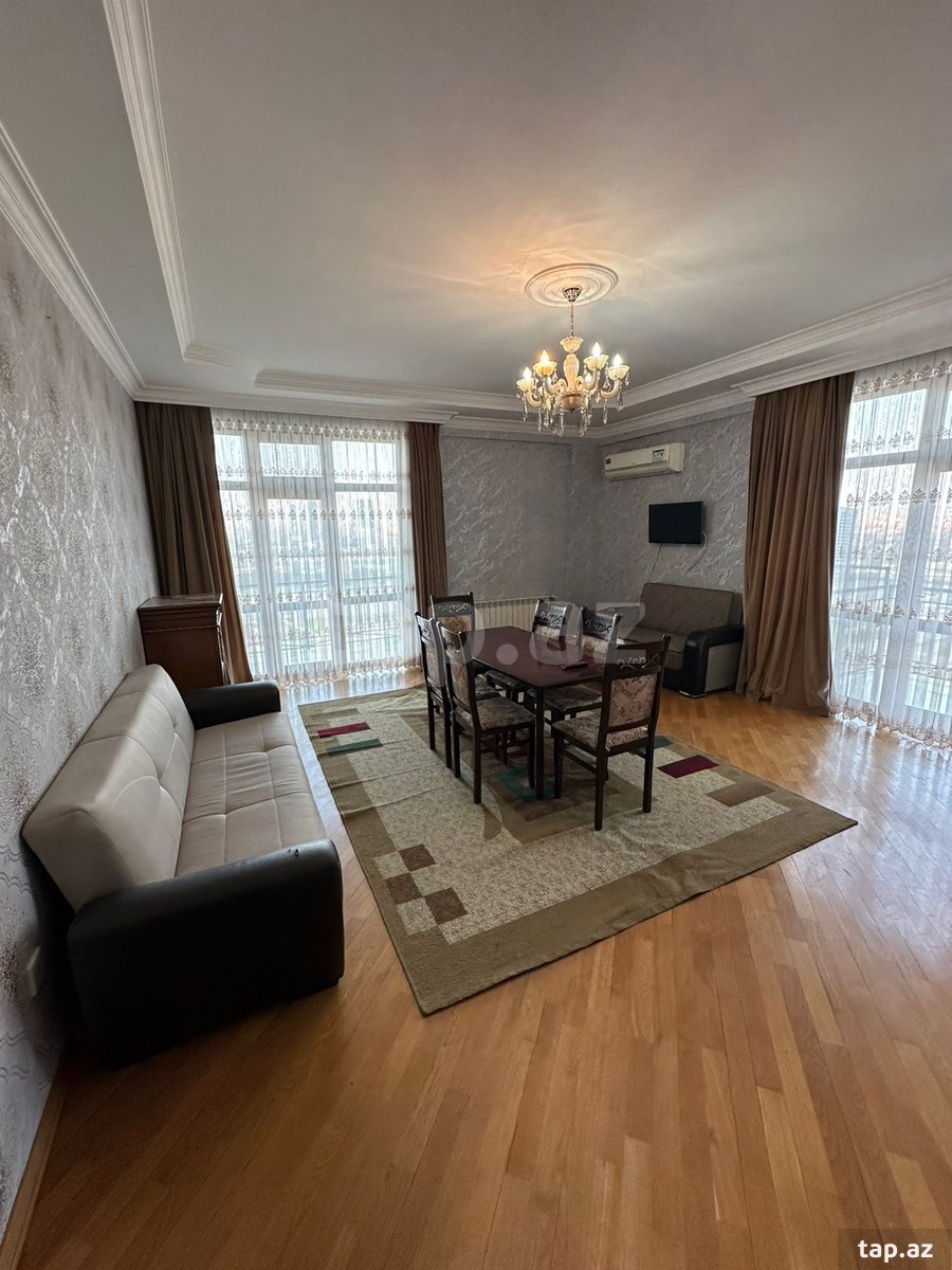 4-otaqlı yeni tikili kirayə verilir, Nərimanov m., 153 m² (3)