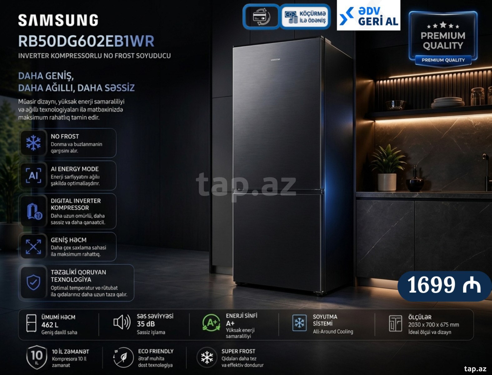Soyuducu Samsung RB50DG602EB1WR