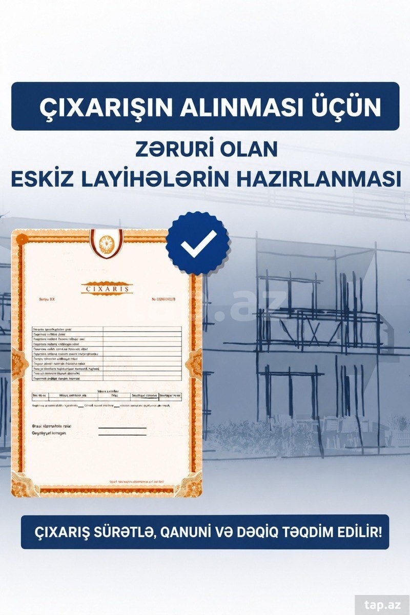 Çixarış (kupça) alinması üçün lisenziyali eskiz