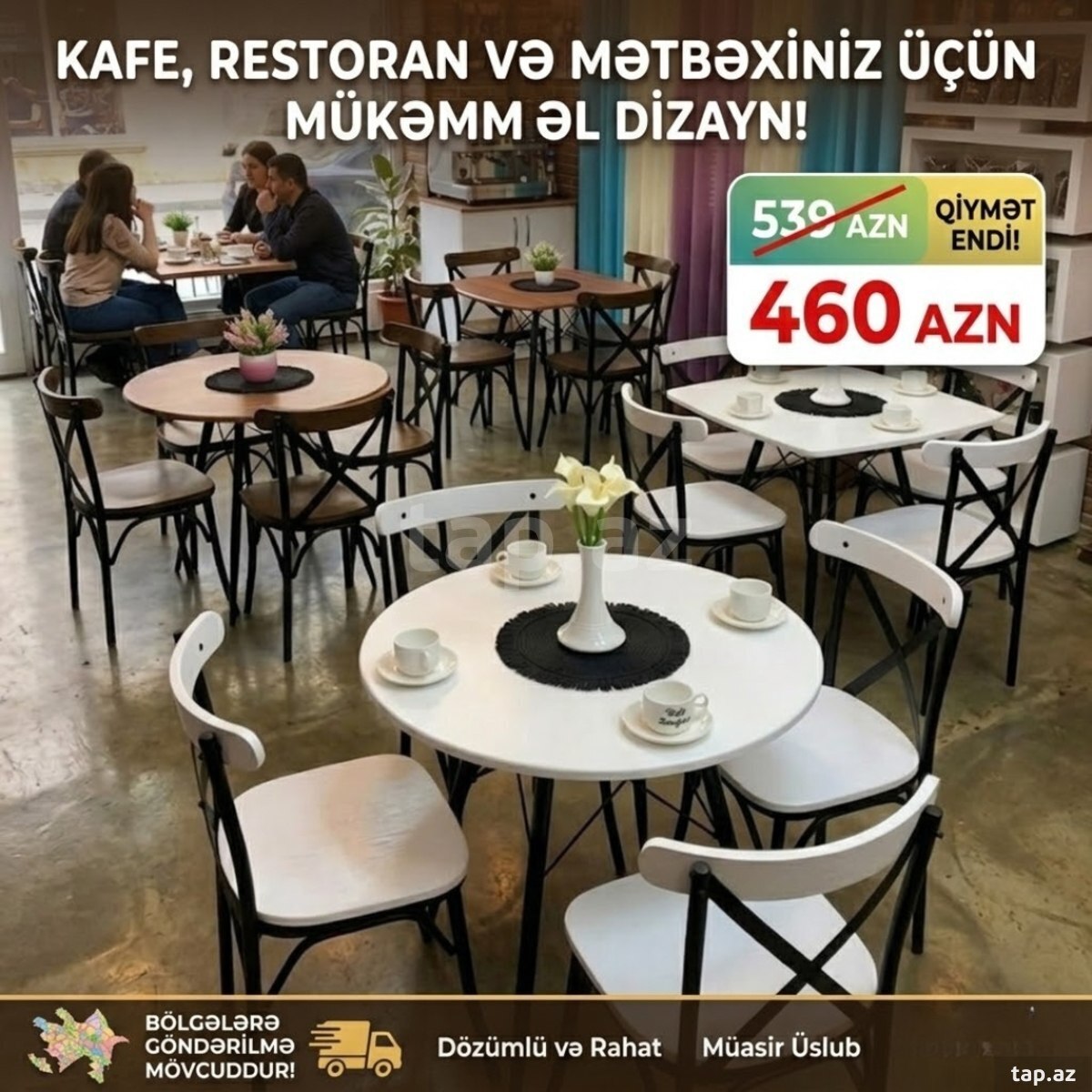 Masa və oturacaqlar