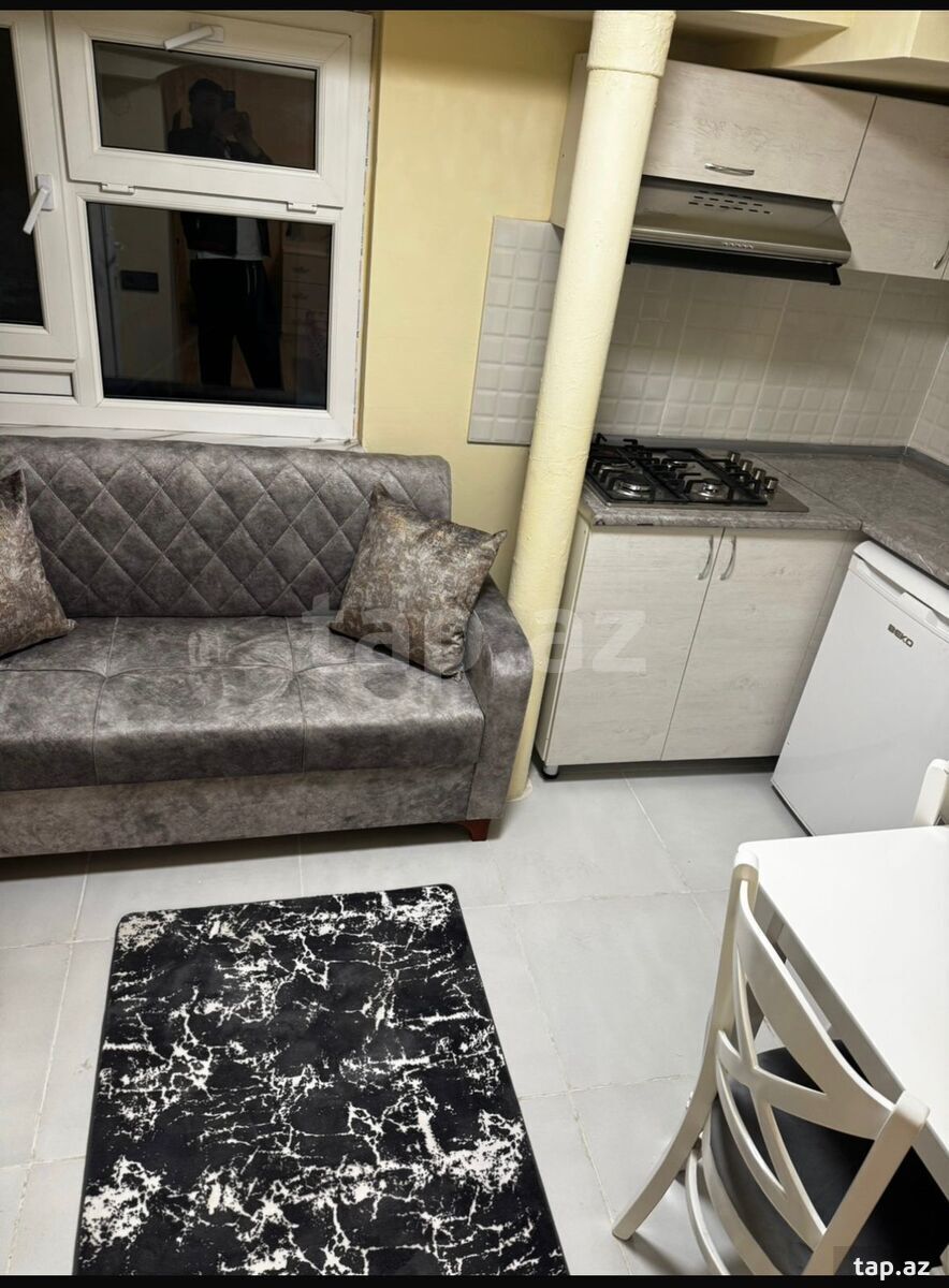 1-otaqlı mənzil kirayə verilir, Sahil m., 40 m² (4)