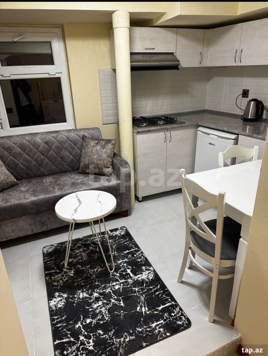 1-otaqlı mənzil kirayə verilir, Sahil m., 40 m² (5)